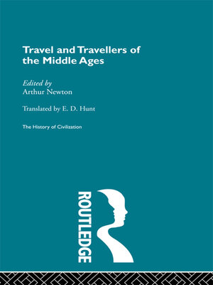 cover image of Travel and Travellers of the Middle Ages